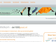 Tablet Screenshot of de1000poot.nl